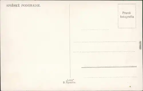 Kirchdrauf Spišské Podhradie  Szepesváralja  Spiskie Podgrodzie Blick  1935