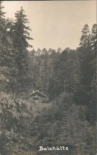 Dittersbach (Böhm. Schweiz) Jetřichovice Blick auf die Balzhütte 1927 