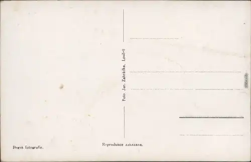 Lautschin Loučeň Loučeň - k Chudíři, Prošlá poštou.Jesuskreuz Kreuzung 1932