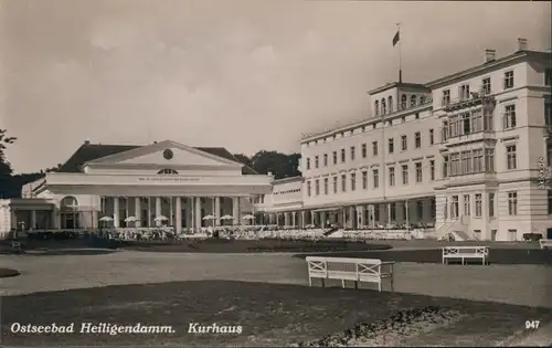 Heiligendamm-Bad Doberan Partie am Kurhaus  Foto Ansichtskarte  1927