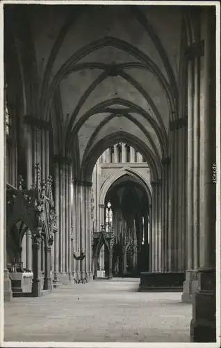 Regensburg Dom Innenansichten Foto Ansichtskarte 1932