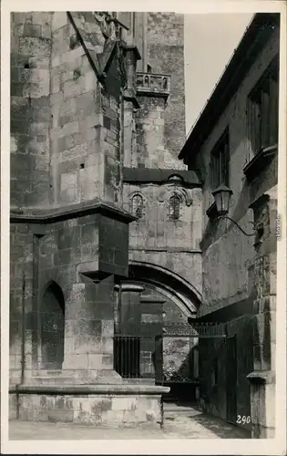 Regensburg Dom Detailaufnahme Foto Ansichtskarte 1932