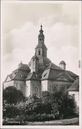 Hirschberg (Schlesien) Jelenia Góra Partie an der Gnadenkirche 1935 