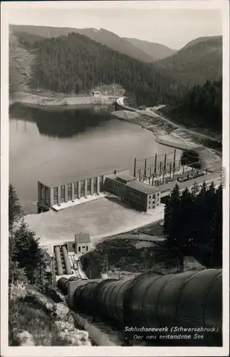 Schluchsee Schluchseewerk Fotokarte  1932