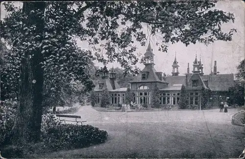 Breslau Wrocław Schweizerei im Scheitniger Park 1915 