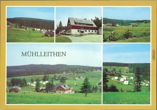 Mühlleithen Klingenthal Sommerliche Szene - verschiedene Teilansichten 1982