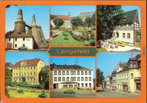 Lengefeld (Erzgebirge) Kalkwerk  Am Markt Ferienheim VEB Kraftwerk Boxberg 1982