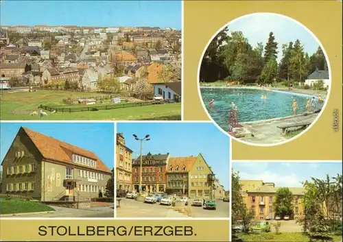 Stollberg (Erzgebirge)   Haus der Gewerkschaf Bergarbeiterkrankenhauses 1982