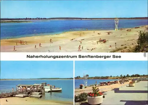 Großkoschen Senftenberg (Niederlausitz)  Großkoschener Seite - Badestrand  1978