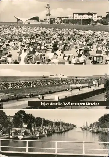 Warnemünde Rostock Gaststätte Teepott Leuchtturm, Promenade   Alter Strom 1974