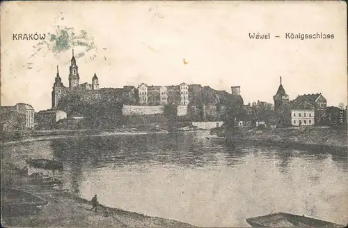 Krakau Kraków Wawel - Königsschloss 1914