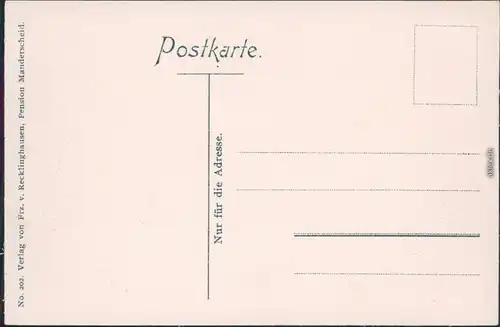 Manderscheid Die Burgen bei Manderscheid: Niederburg 1918