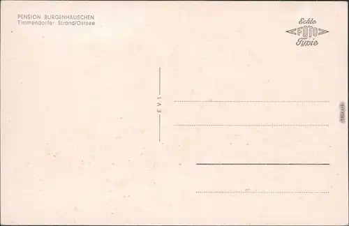 Timmendorfer Strand Pension Burgenhäuschen: Garten - Ritterburg 1955