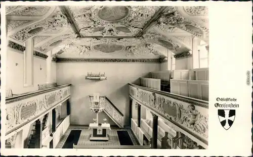 Greifenstein (Hessen) Innenansicht - Schloßkirche Greifenstein 1932 