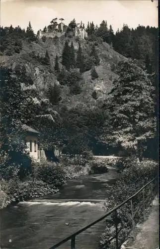 Bad Berneck im Fichtelgebirge Oelschnitz mit Ruine Wallenrode 1930 