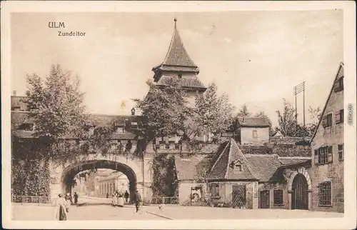 Ulm a. d. Donau Seelturm | Zundeltorturm | Zundeltortürmchen 1922 