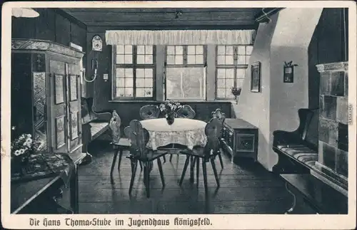 Königsfeld im Schwarzwald Die Hans Thoma-Stube im Jugendhaus 1940