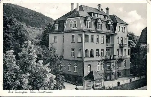 Bad Kissingen Rhön-Sanatorium Ansichtskarte 1957