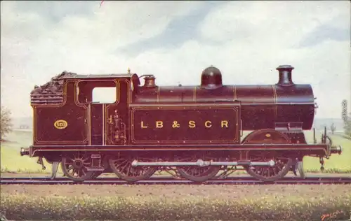 Eisenbahn - Class E5X Postcard Ansichtskarte Dampflokomotive 
1911