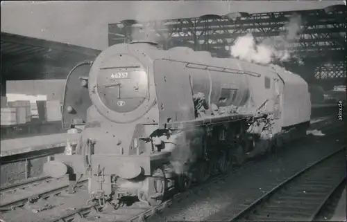 Carlisle englische Dampflokomotive 46257 in Carlisle 1932 