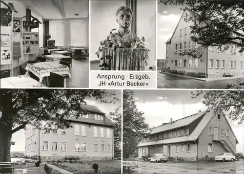 Ansprung Marienberg im Erzgebirge Jugendherberge "Artur Becker" 1979