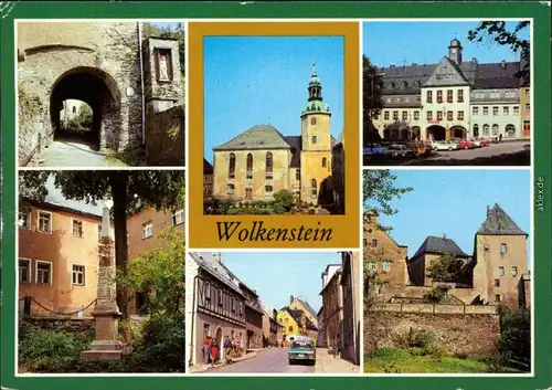 Wolkenstein Ansichten  Bild und Heimat Reichenbach DDR 1984