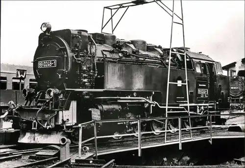 Wernigerode Harzquerbahn - Dampflokomotive Typ: 99 0246-1 -  1985