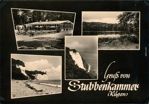 Stubbenkammer-Sassnitz Saßnitz 1. HO-Gaststätte,   Königsstuhl 1962