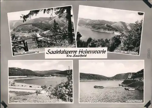 Hohenwarte Kaulsdorf Saaletal  Zeltlager am Stausee, Bootsanlegestelle 1962
