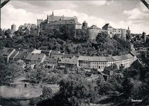 Bautzen Budyšin Ortenburg  Foto Ansichtskarte 1960