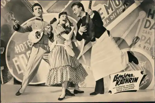 Catherina Valente - Silvio Francesco - Peter Alexander  DEFA-Filmen  " 1956