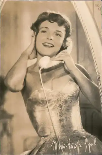 Marie Luise Etzel   u.a. in den DEFA-Filmen "Der Hauptmann von Köln" 1956