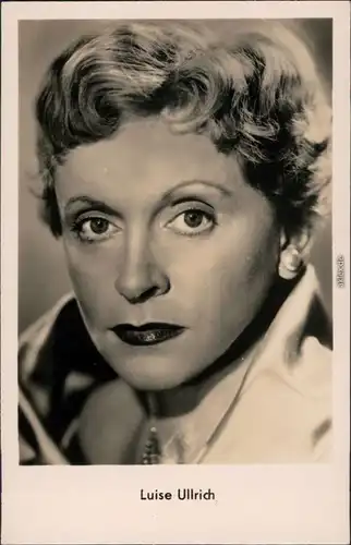  Lusie Ullrich - sahen Sie u.a. in den DEFA-Filmen "Vergiß die Liebe nicht" 1956
