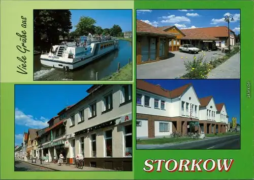 Storkow (Mark) Storkower  Kanal  Einkaufszentrum an Beeskower Chausee 1998
