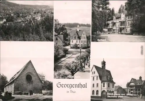 Georgenthal (Thüringen) Überblick, FDGB-Heim, Kurhaus FDGB-Heim   1962