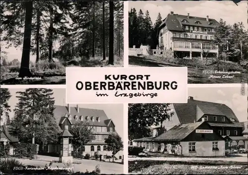 Oberbärenburg Altenberg (Erzgebirge) Am Hochwald, FDGB-Erholungsheim   962