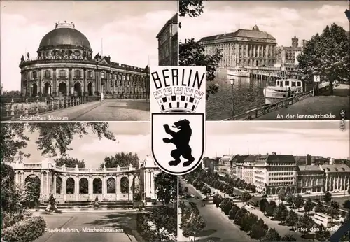 Berlin Staatliches Museum Jannowitzbrücke, Friedrichshain - Märchenbrunnen 1964