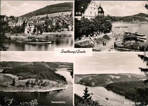 Saalburg-Ebersdorf (Saale) Verschiedene Ansichten von der  1962