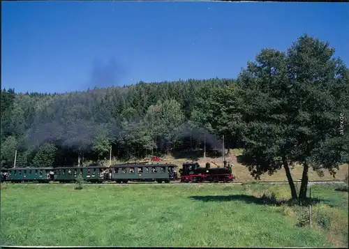 Jöhstadt (Erzgebirge) Preßnitztalbahn Ansichtskarte  1998