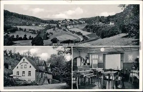 Ebersberg Stadt, Gasthaus und Pension Waldschänke Ansichtskarte  b Erbach 1956