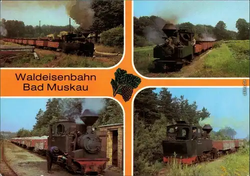 Bad Muskau Mužakow Schmalspurbahn Bad Muskau - Waldeisenbahn 1985 