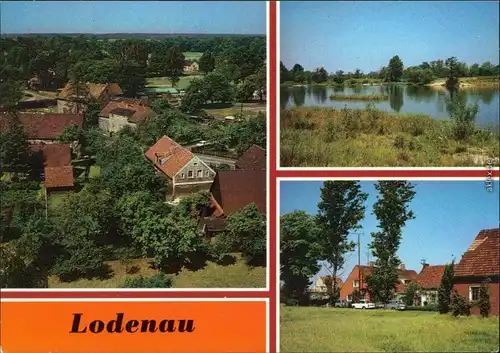 Lodenau Teilübersicht, Am Baggerloch, Teilansicht Ansichtskarte 1987