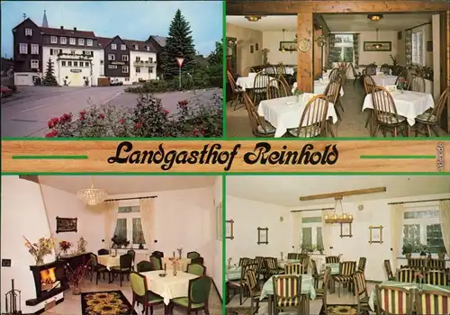 Gummersbach Landgasthof Reinhold - Außen- und Innenansicht mit Gästebereich 2001