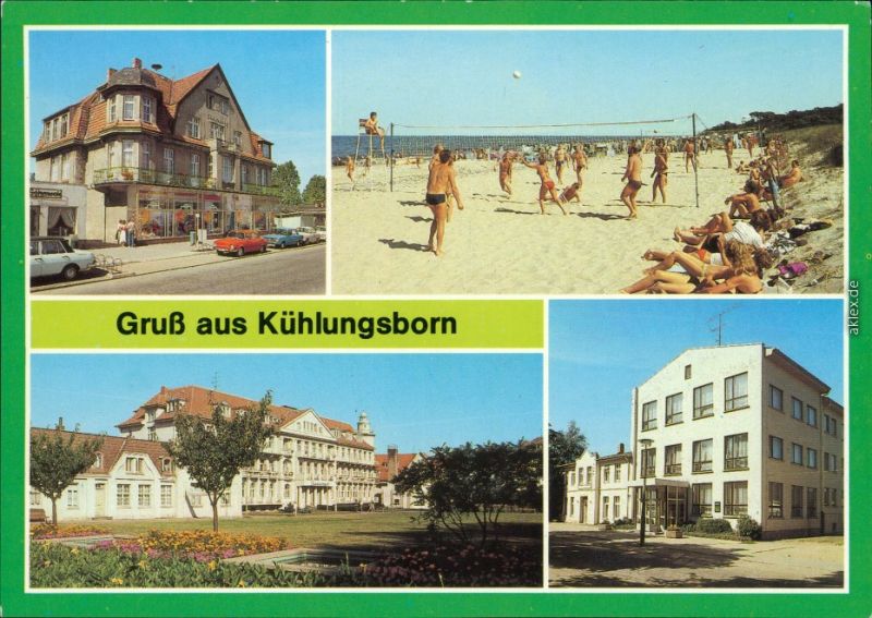 Kuhlungsborn Gorki Strasse Beachball Dimitroff Betriebsferienheim Hahnel 1988 Nr 67544 Oldthing Ansichtskarten Deutschland Unsortiert