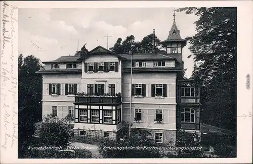 Gohrisch (Sächs. Schweiz) Erholungsheim der   b Bad Schandau 1939