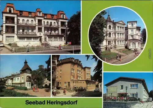 Heringsdorf  Usedom FDGB-Erholungsheime "Guiseppe di Vittorio",  1986