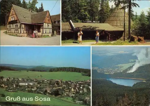 Sosa (Erzgebirge)-Eibenstock Köhlerhütte, Meiler Talsperre ds Freidens 1988