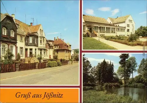 Jößnitz-Plauen (Vogtland) Goethestraße, FDGB-Erholungsheim   Dorfteich 1988
