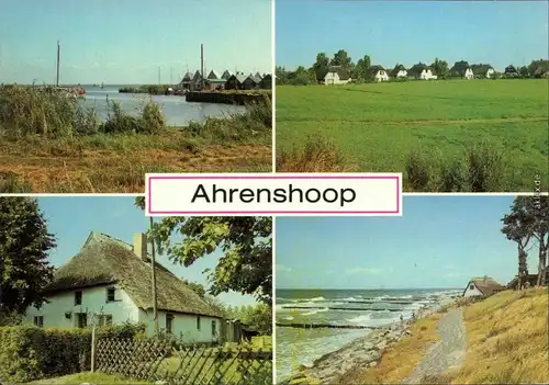 Ahrenshoop Hafen, Am Hohen Ufer, Haus in der Fulge, Haus am Strand 1985