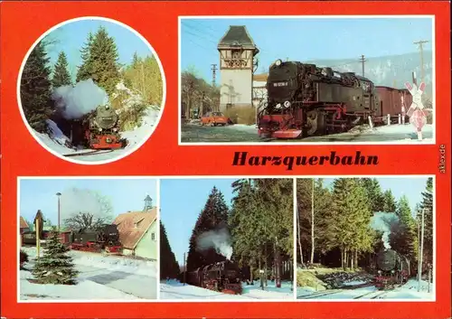 Harzbahn: Tiefenbachmühle/Ilfeld Bahnhof Sorge/Birkenmoor/Schierke 1987